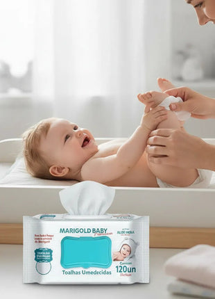 Kit 6 Toalha Umedecida Marigold Baby Premium