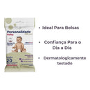 Kit 3 Toalhas Lencinho Umedecido Pocket Personalidade Baby 20 Unidades Cada Promoção