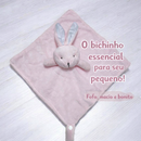 Naninha Quadrada Bichinho Soninho Bebê Fofa Macia