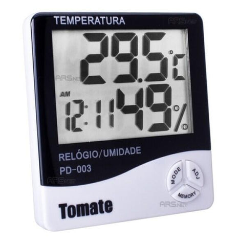 TERMO HIGRÔMETRO TERMOMETRO DIGITAL TOMATE PD003