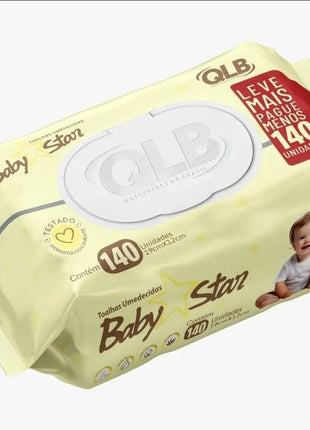 Toalhas umedecidas baby star