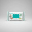 Kit 6 Toalha Lenço Umedecido Bebe Marigold Camomila 120und