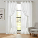 Cortinas Blackout em Tecido  Com Voil  2.80x1.60