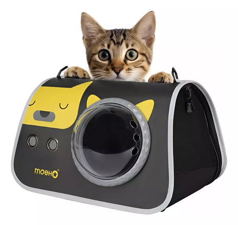 Bolsa Pet Viagem Passeio com Janela e Ventilação