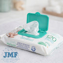 Toalha Lenço Umedecido Bebe Marigold Camomila 120und Atacado