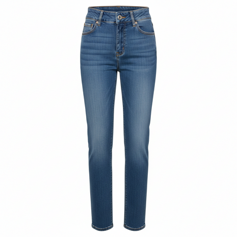 Calça Jeans Feminina Skinny Cintura Alta Levanta Bumbum