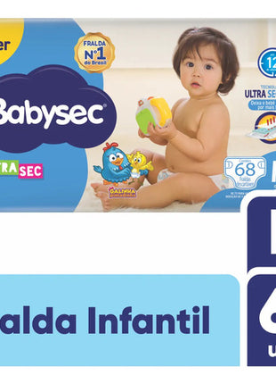 Fralda Babysec Ultrasec Galinha Pintadinha Escolha O Tamanho