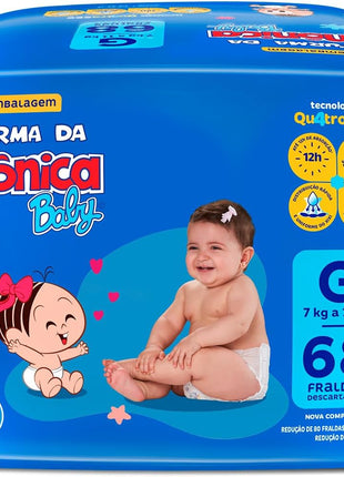 FRALDA TURMA DA MONICA BABY GIGA DO M AO XXG