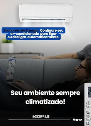 CONTROLE REMOTO UNIVERSAL AR CONDICIONADO LE-7428/LE-7429