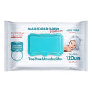 Kit 12 Pacotes 1440 Lenços Umedecido Sem Álcool Marigold Premium