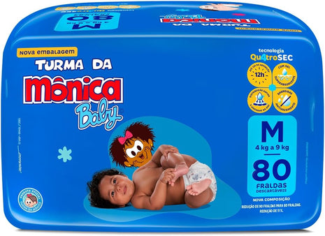 FRALDA TURMA DA MONICA BABY GIGA DO M AO XXG