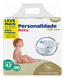 Fralda Personalidade Baby Total Care - Do P Ao Xxg - Econômica