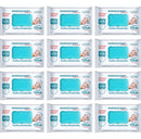 Kit 12 Pacotes 1440 Lenços Umedecido Sem Álcool Marigold Premium