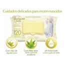 Kit 12 Pacotes 1140 Lencinho Umedecido Bebê Marigold Sensitive Rn Atacado