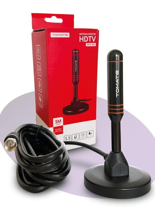 Antena Interna TV Digital Tomate MTA-3011 Cabo 3 Metros HDTV