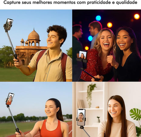 BASTAO DE SELFIE COM BT COM TRIPE COM LED HMASTON ZP22