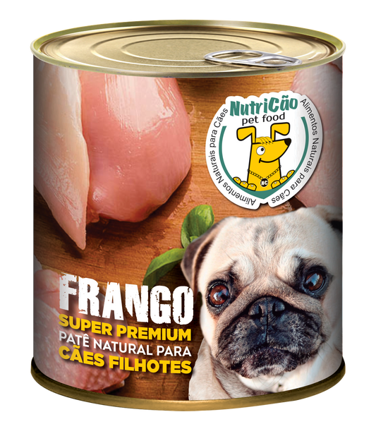 PATÊ SUPER PREMIUM DE FRANGO - CÃES FILHOTES 280 GR